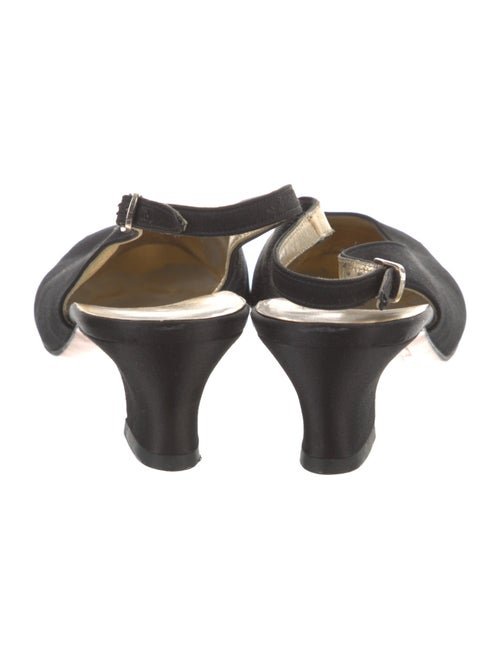 Ferragamo Satin Slingback Pumps