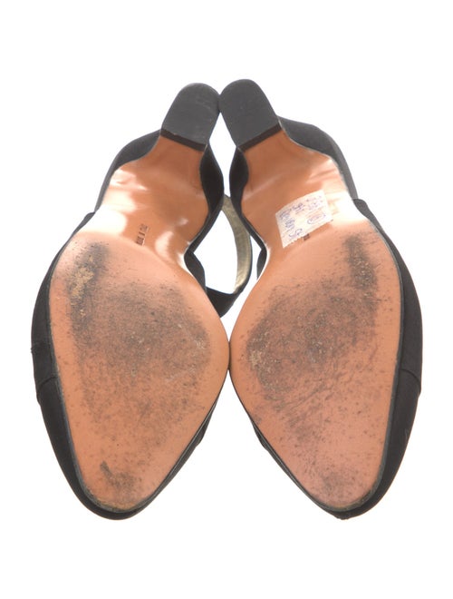 Ferragamo Satin Slingback Pumps