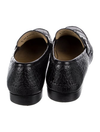 Salvatore Ferragamo Alligator Dress Loafers