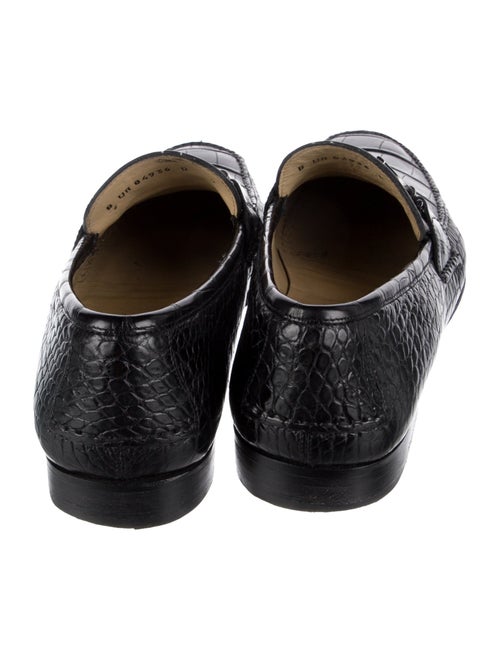 Salvatore Ferragamo Alligator Dress Loafers