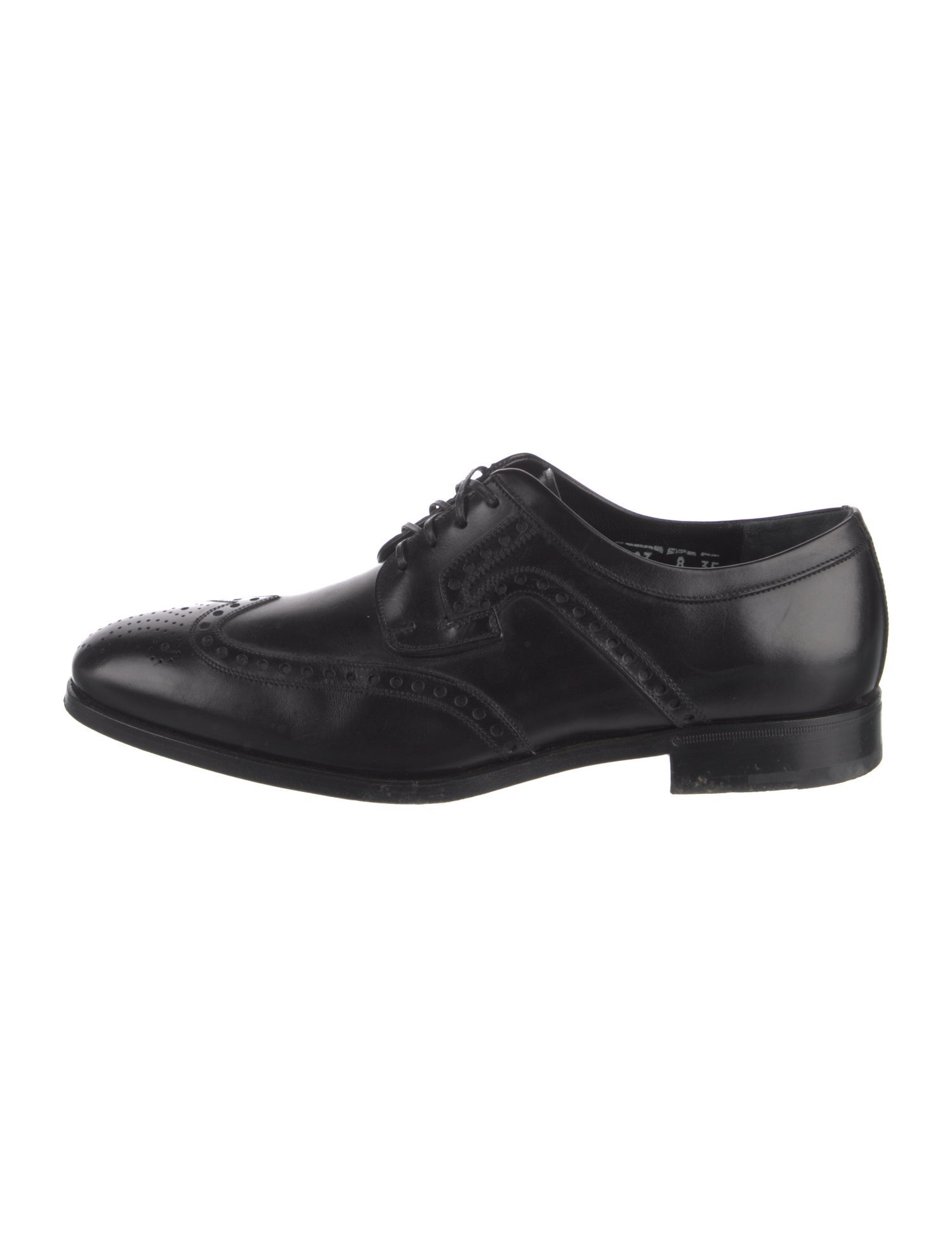 Ferragamo Gancini Logo Leather Brogues