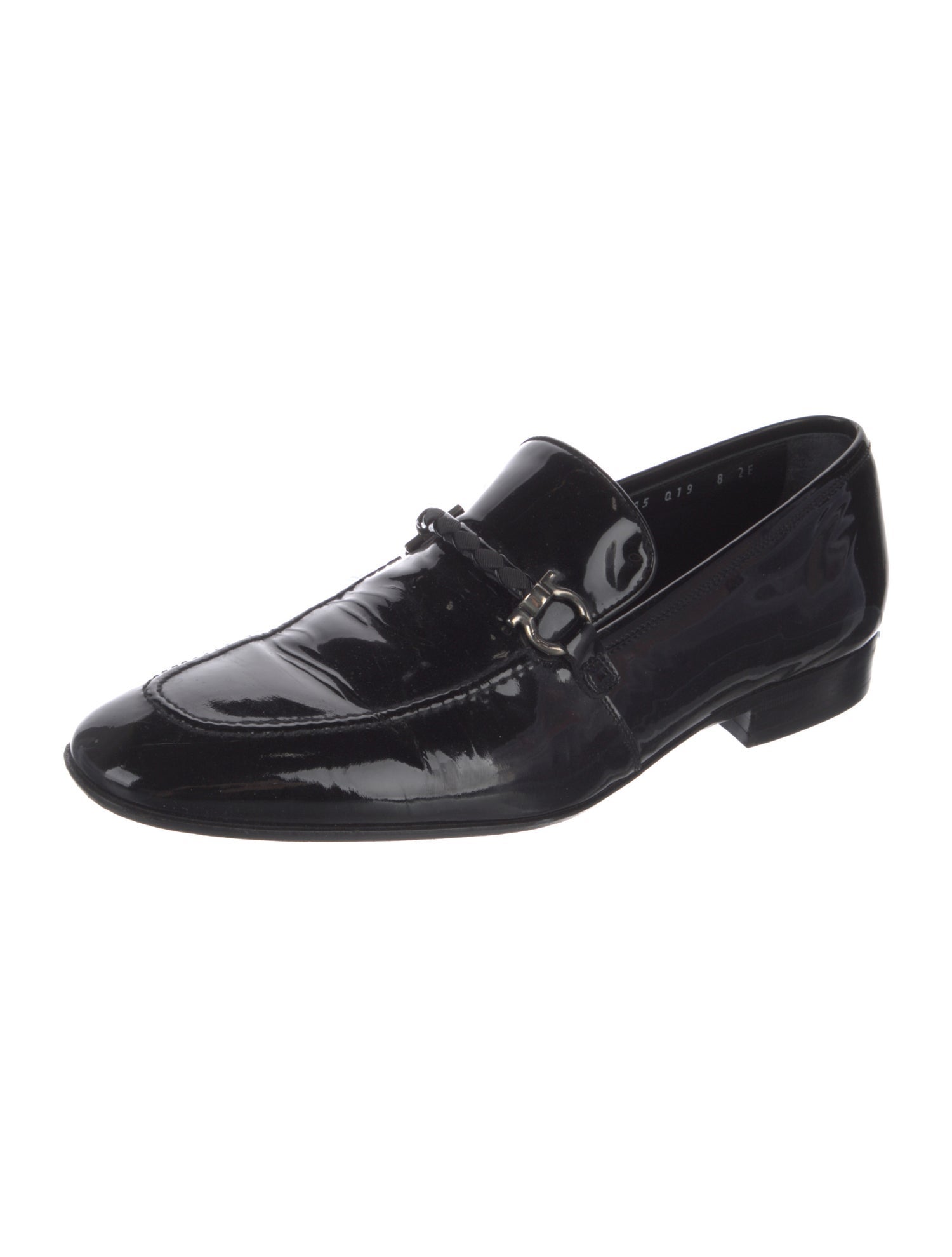 Ferragamo Patent Leather Dress Loafers