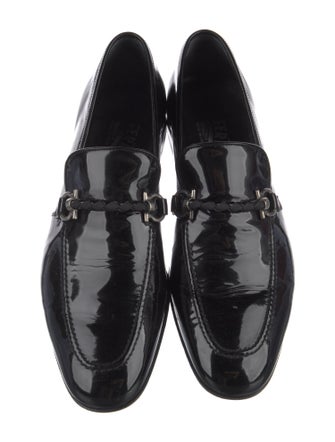 Ferragamo Patent Leather Dress Loafers