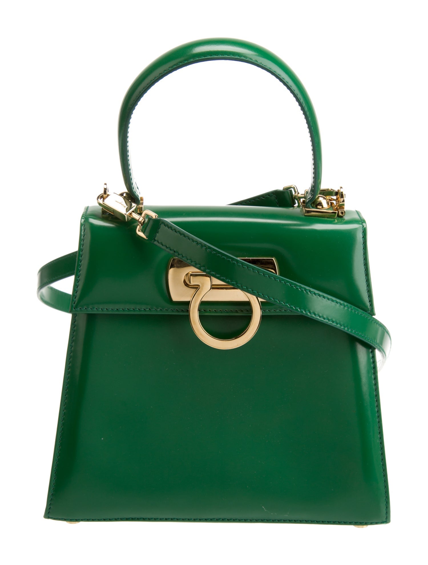 Ferragamo Leather Iconic Handle