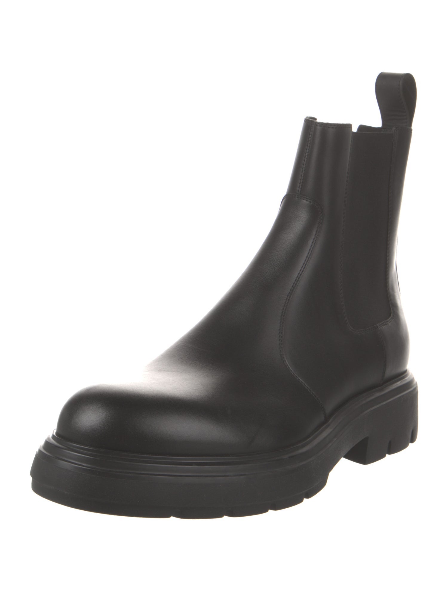 Ferragamo Leather Chelsea Boots