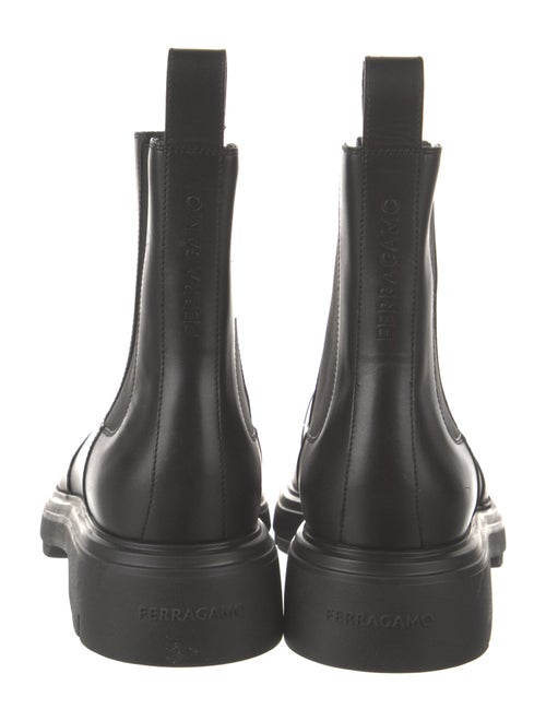 Ferragamo Leather Chelsea Boots