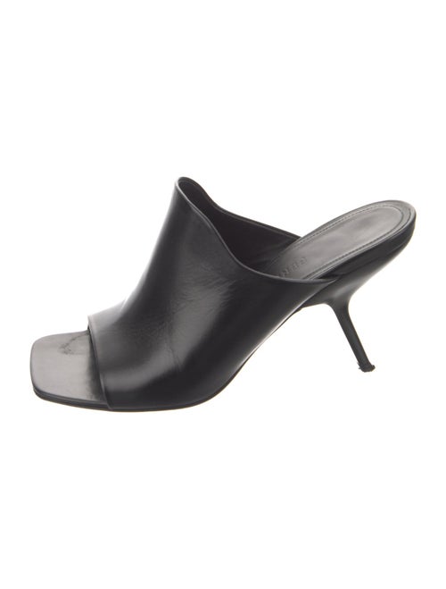 Ferragamo Leather Slides