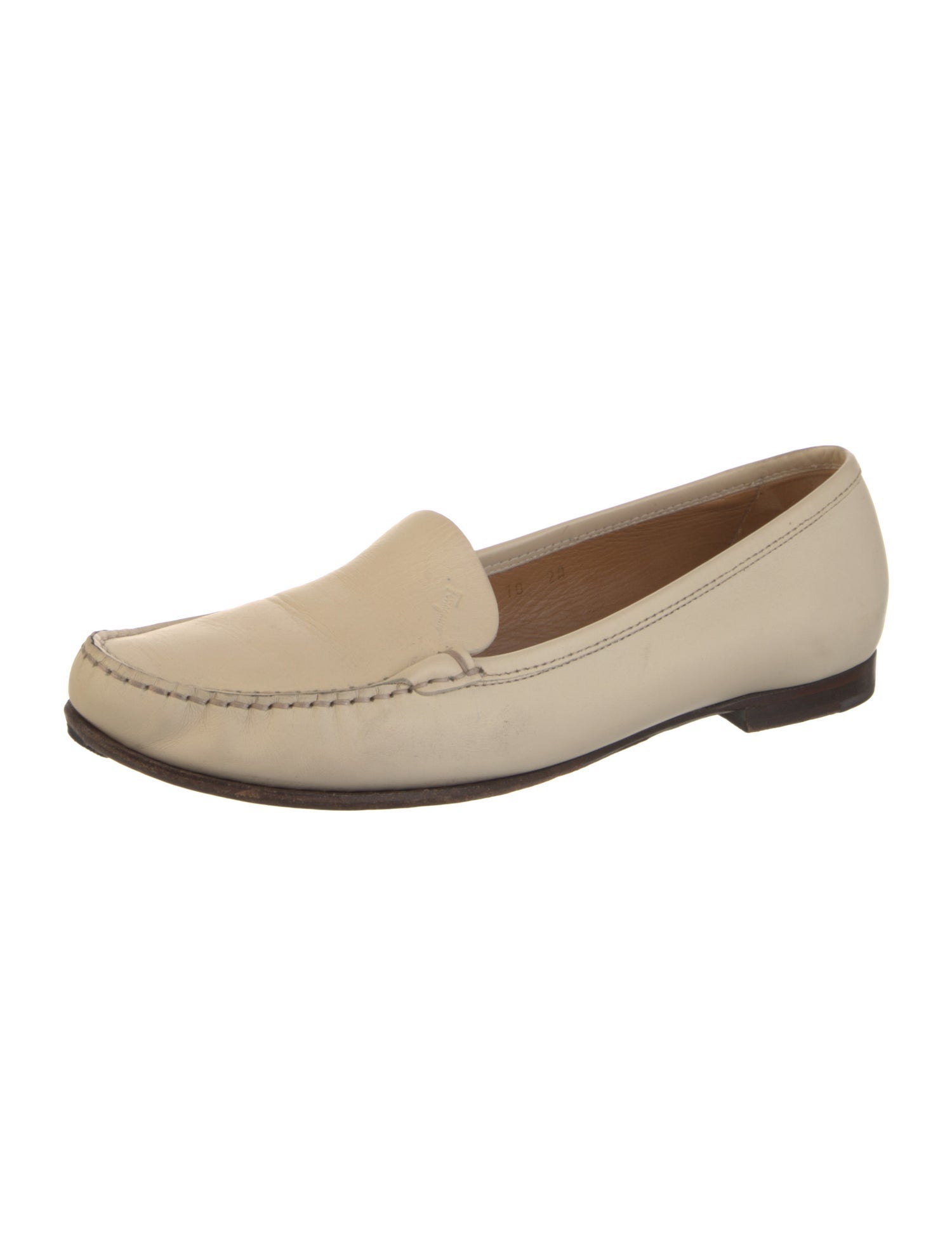 Ferragamo Gancini Logo Leather Loafers