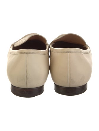 Ferragamo Gancini Logo Leather Loafers