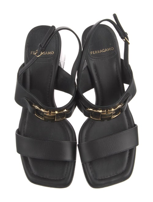 Ferragamo Leather Slingback Sandals