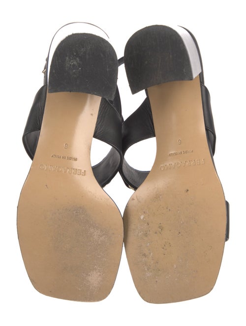 Ferragamo Leather Slingback Sandals