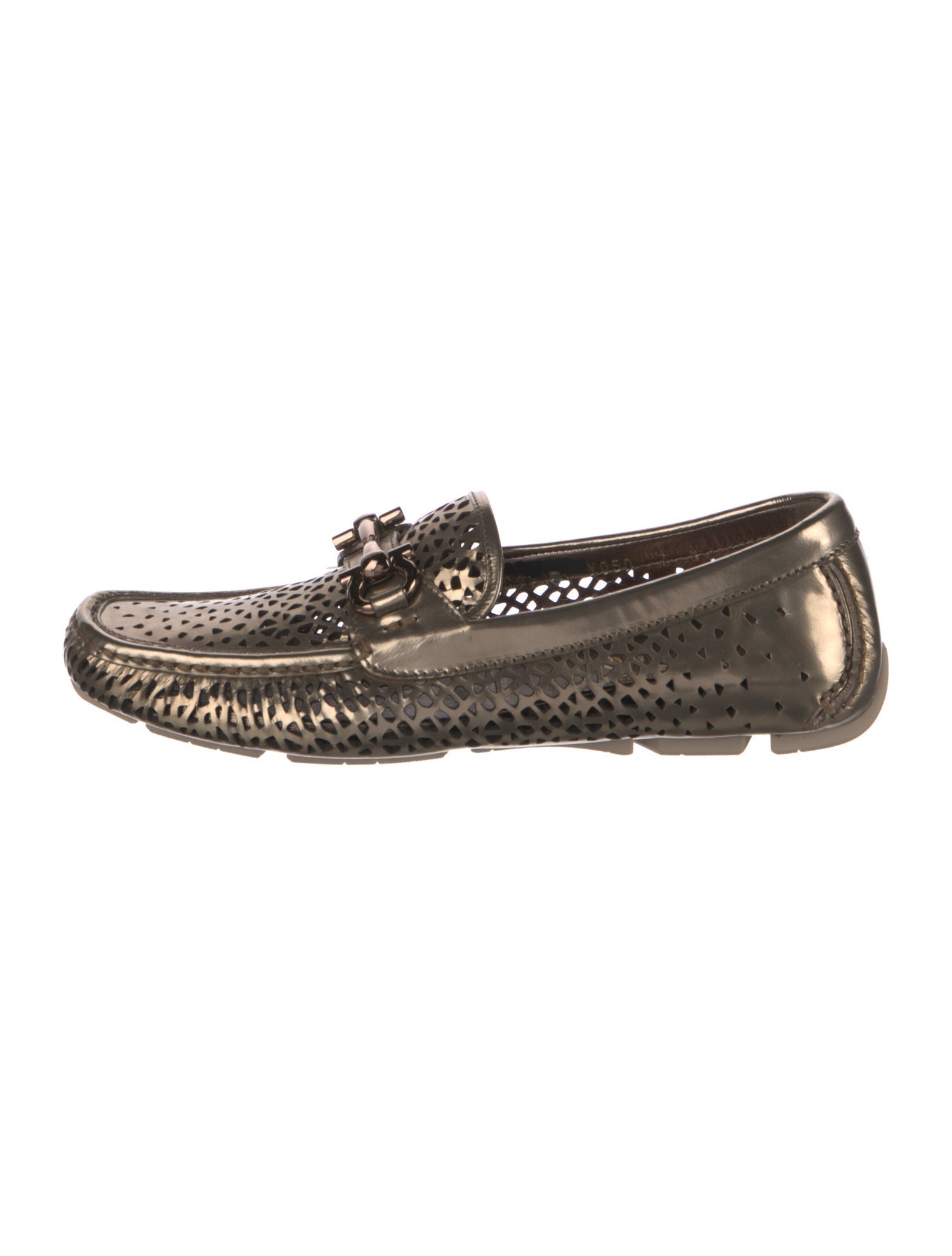 Salvatore Ferragamo Horsebit Accent Leather Loafers