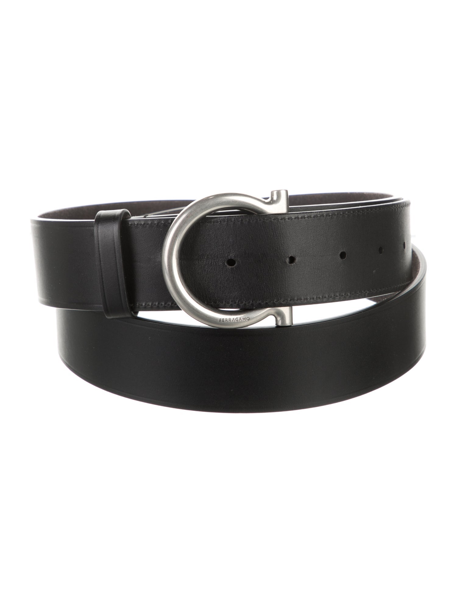 Ferragamo Leather Waist Belt