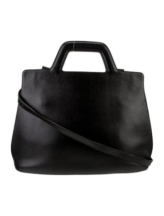 Salvatore Ferragamo Leather Messenger Bag