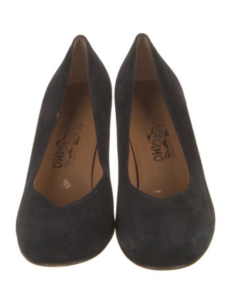 Ferragamo Suede Pumps