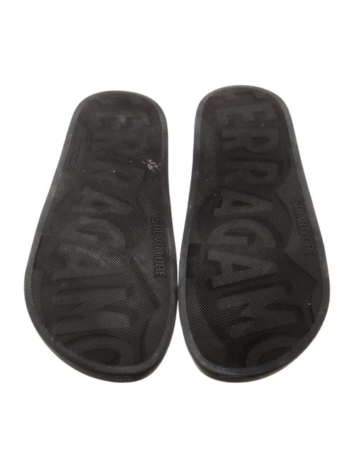 Ferragamo Horsebit Accent Rubber Slides