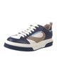 Ferragamo Leather Colorblock Pattern Sneakers