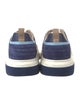 Ferragamo Leather Colorblock Pattern Sneakers