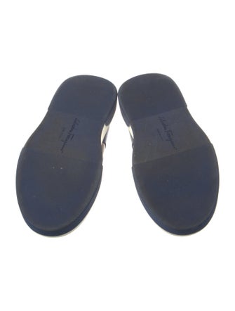 Ferragamo Leather Colorblock Pattern Sneakers