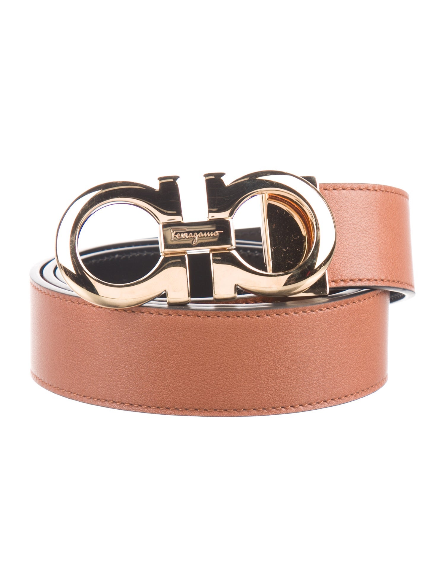 Ferragamo Wide Leather Belt Kit