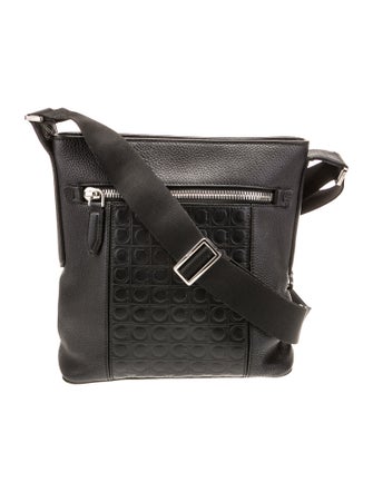 Ferragamo Leather Messenger Bag