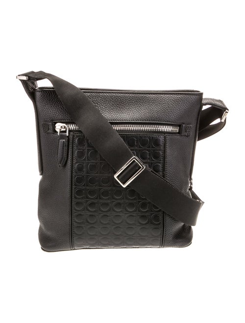 Ferragamo Leather Messenger Bag