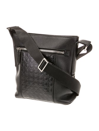 Ferragamo Leather Messenger Bag