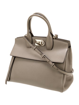 Ferragamo Leather Top Handle Bag