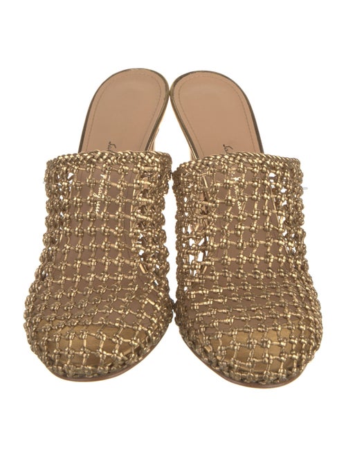 Salvatore Ferragamo Leather Printed Mules