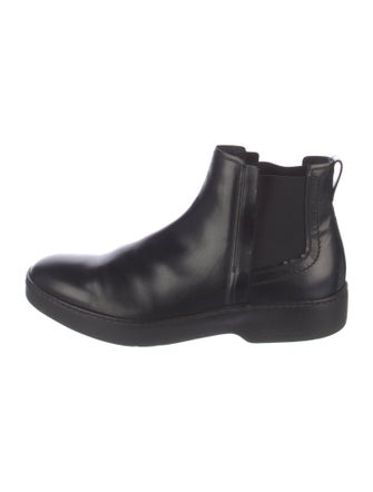 Salvatore Ferragamo Leather Chelsea Boots