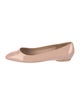 Ferragamo Gancini Logo Patent Leather Ballet Flats