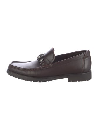 Salvatore Ferragamo Leather Dress Loafers