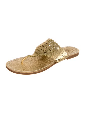 Ferragamo Leather Slides