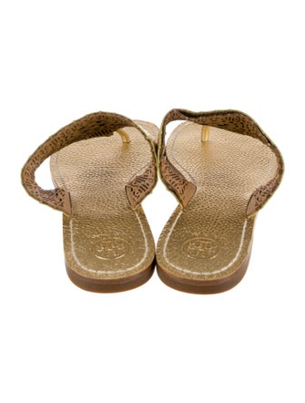 Ferragamo Leather Slides