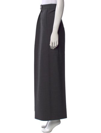 Ferragamo Virgin Wool Wide Leg Pants