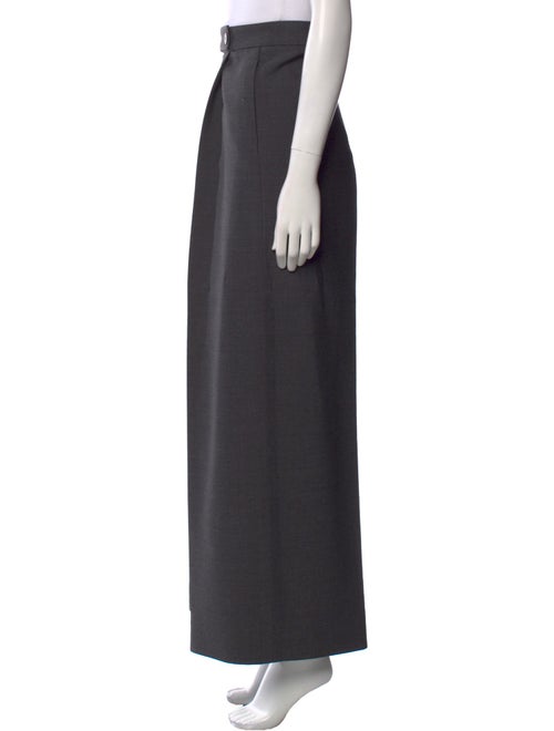 Ferragamo Virgin Wool Wide Leg Pants
