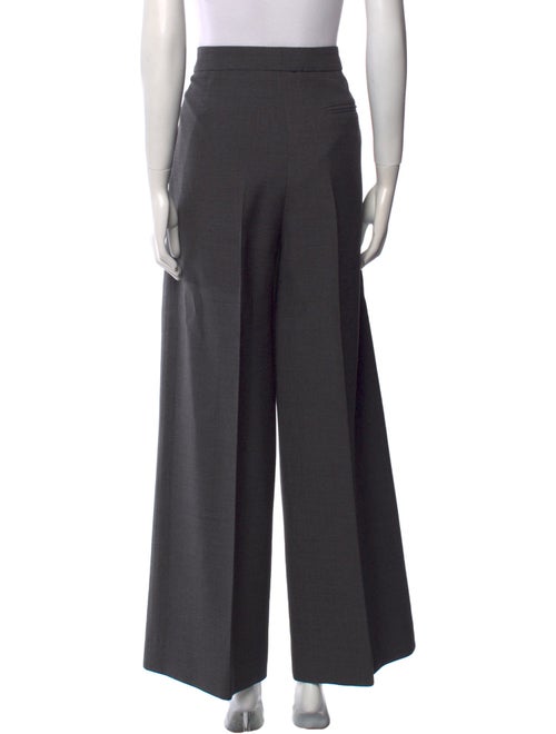 Ferragamo Virgin Wool Wide Leg Pants