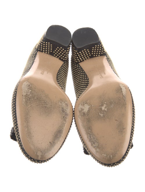 Ferragamo Vara Bow Accent Leather Flats