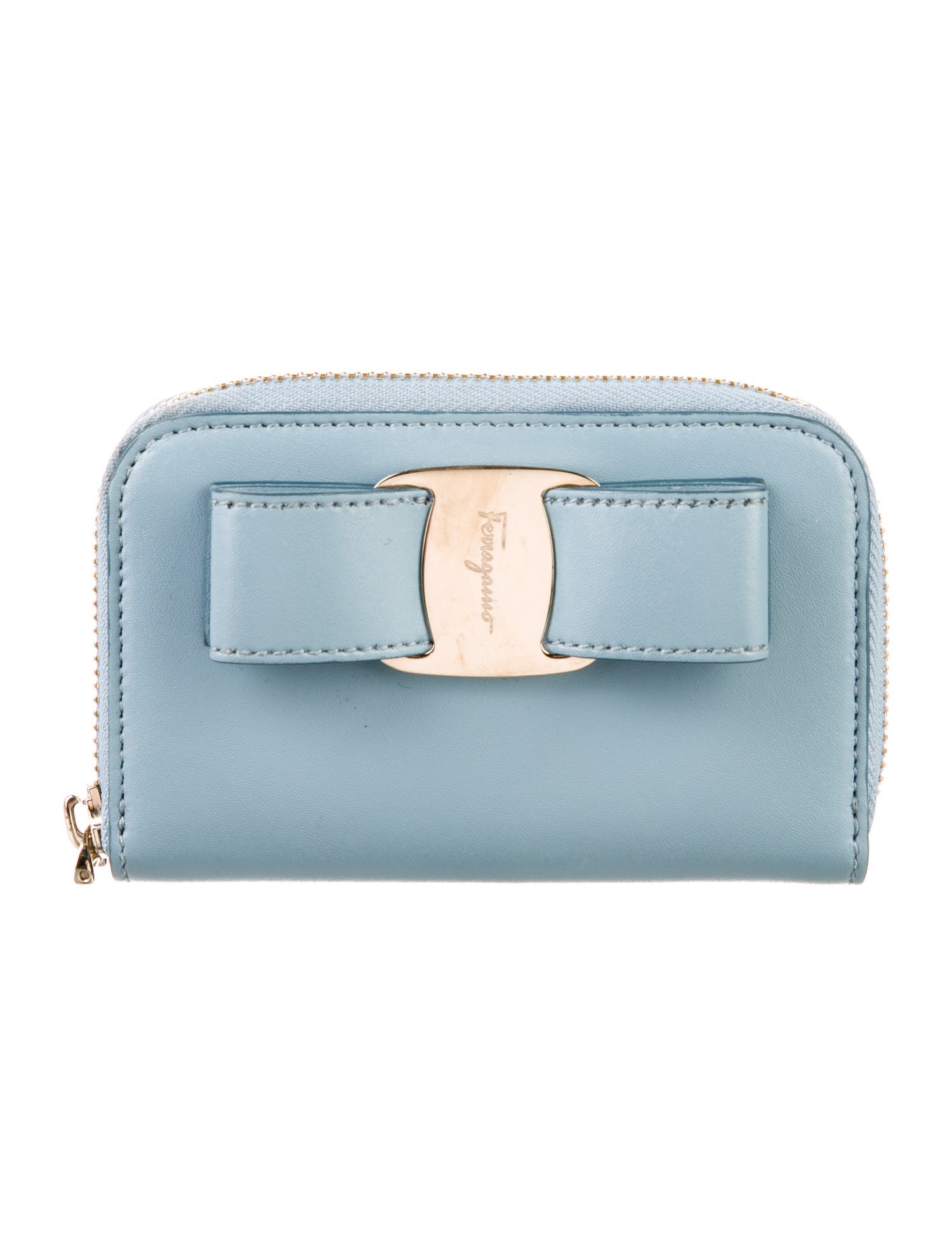 Ferragamo Leather Compact Wallet