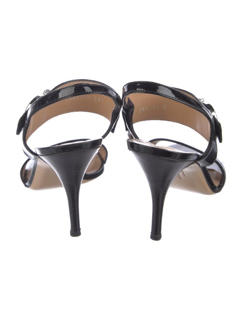 Ferragamo Patent Leather Slingback Sandals