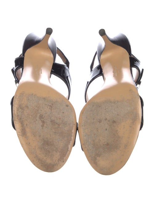 Ferragamo Patent Leather Slingback Sandals