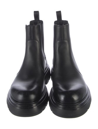 Ferragamo Leather Chelsea Boots