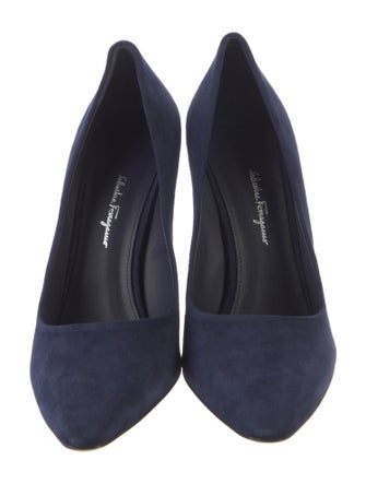 Ferragamo Suede Pumps