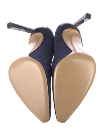 Ferragamo Suede Pumps