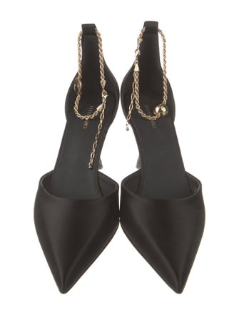 Ferragamo Leather D'Orsay Pumps