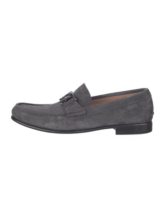 Salvatore Ferragamo Suede Dress Loafers