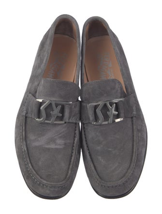 Salvatore Ferragamo Suede Dress Loafers