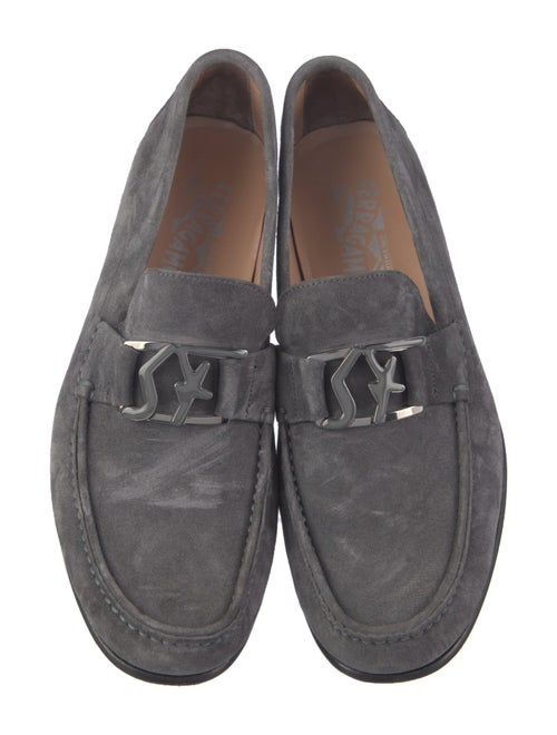 Salvatore Ferragamo Suede Dress Loafers