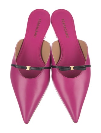 Ferragamo Leather Mules