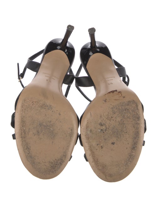 Ferragamo Leather Bow Accents Sandals